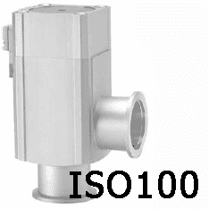 Вакуумный угловой клапан пневматический SMC ISO100 фото