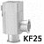 Вакуумный угловой клапан пневматический SMC KF25